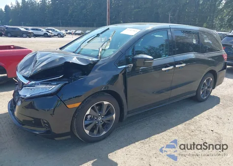 2024 Honda Odyssey Elite z USA, uszkodzony, nr VIN 5FNRL6H94RB020089